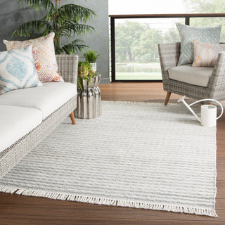 Jaipur Living Castillo Torre CSL01 Light Gray/Cream Area Rug Lifestyle Image Feature