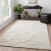 Jaipur Living City Cleveland CT105 Cream/Gray Area Rug Lifestyle Image Feature