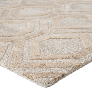 Jaipur Living City Hassan CT117 Beige/Cream Area Rug Corner Image