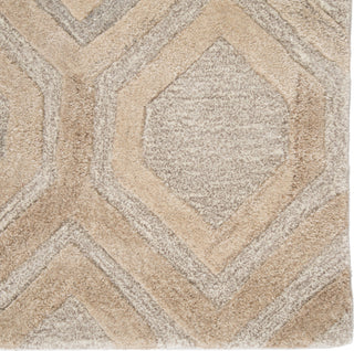 Jaipur Living City Hassan CT117 Beige/Cream Area Rug Corner Close Up Image