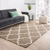 Jaipur Living City Miami CT20 Brown/White Area Rug Lifestyle Image Feature