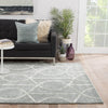 Jaipur Living City Seattle CT69 Gray Area Rug Lifestyle Image Feature