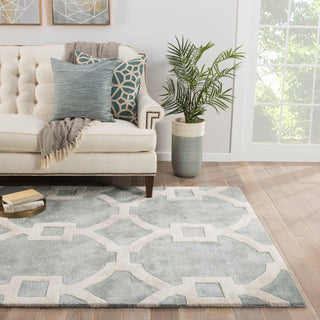 Jaipur Living City Regency CT70 Light Blue Area Rug Lifestyle Image Feature