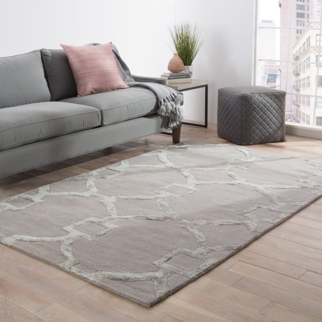 Jaipur Living City Regency CT75 Gray Area Rug Lifestyle Image Feature