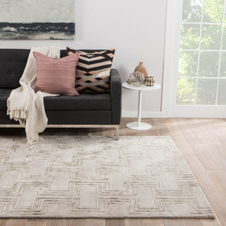 Jaipur Living City Coda CT92 Taupe Area Rug Lifestyle Image Feature