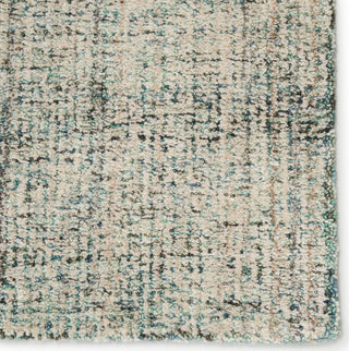 Jaipur Living Citgo Ritz CTG03 Turquoise/Ivory Area Rug  Corner Close Up Image