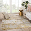 Jaipur Living Catalyst Cisco CTY02 Gray/Gold Area Rug Lifestyle Image Feature