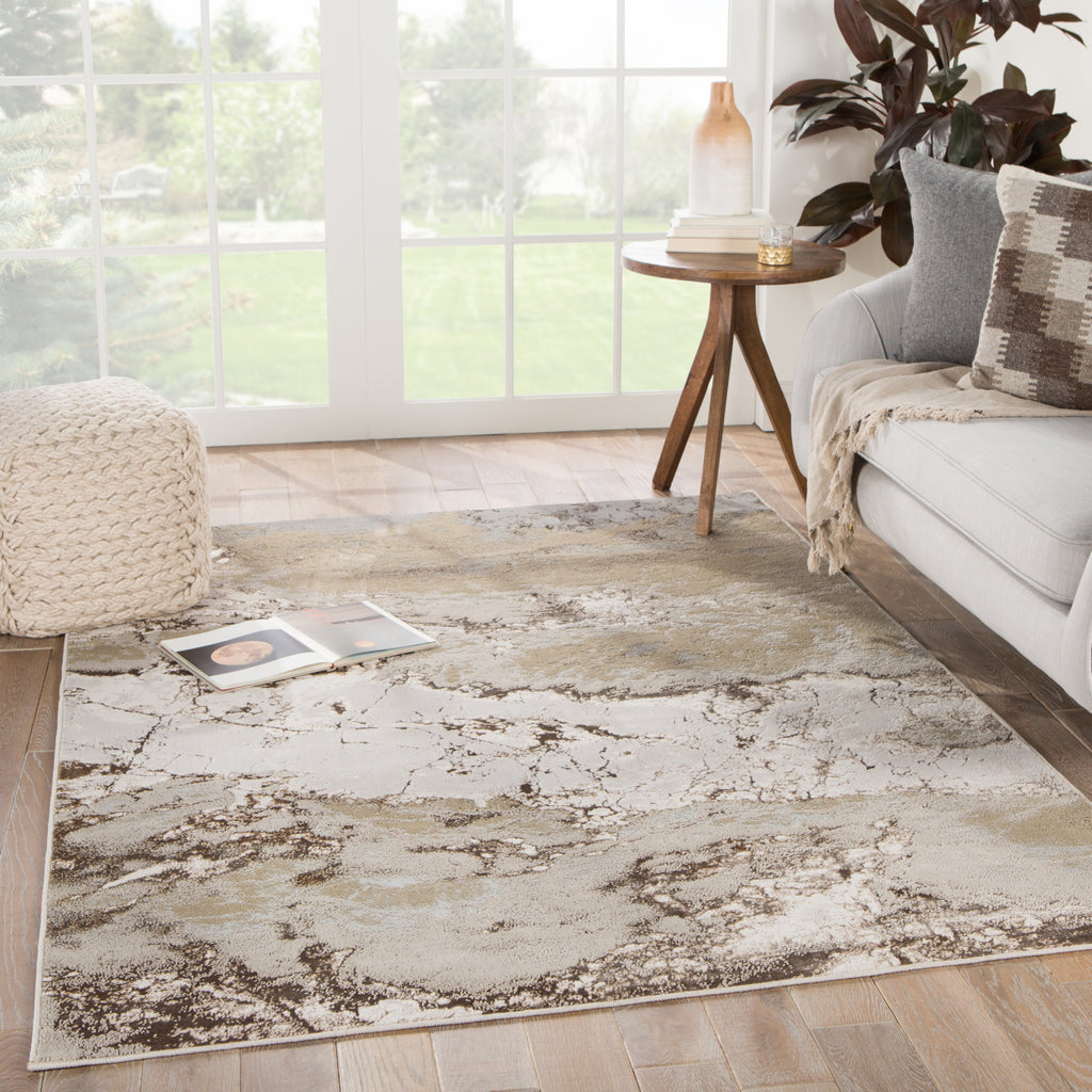 Jaipur Living Catalyst Cisco CTY03 Gray/Brown Area Rug Lifestyle Image Feature