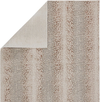 Jaipur Living Catalyst Axis CTY14 Light Gray/Brown Area Rug Backing Image