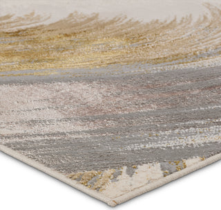 Jaipur Living Catalyst Zione CTY19 Gold/Gray Area Rug Corner Image