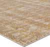 Jaipur Living Catalyst Gimeas CTY27 Gold/Taupe Area Rug Corner Image