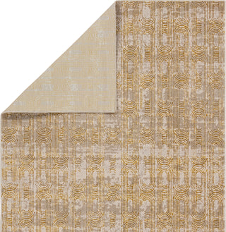 Jaipur Living Catalyst Gimeas CTY27 Gold/Taupe Area Rug Backing Image