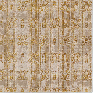 Jaipur Living Catalyst Gimeas CTY27 Gold/Taupe Area Rug Detail Image