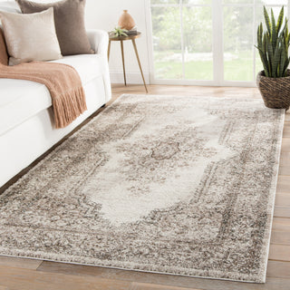 Jaipur Living Dalton Eisley DAT09 Brown/Ivory Area Rug Lifestyle Image Feature