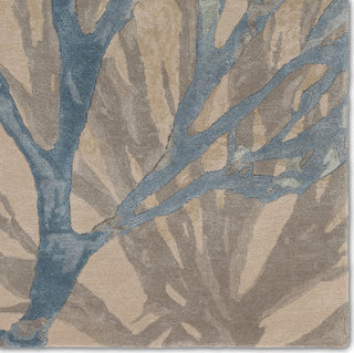 Jaipur Living Delray Atoll DEL01 Blue/Tan Area Rug Detail Image