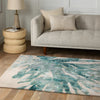 Jaipur Living Delray Atoll DEL02 Teal/Sage Area Rug Lifestyle Image Feature