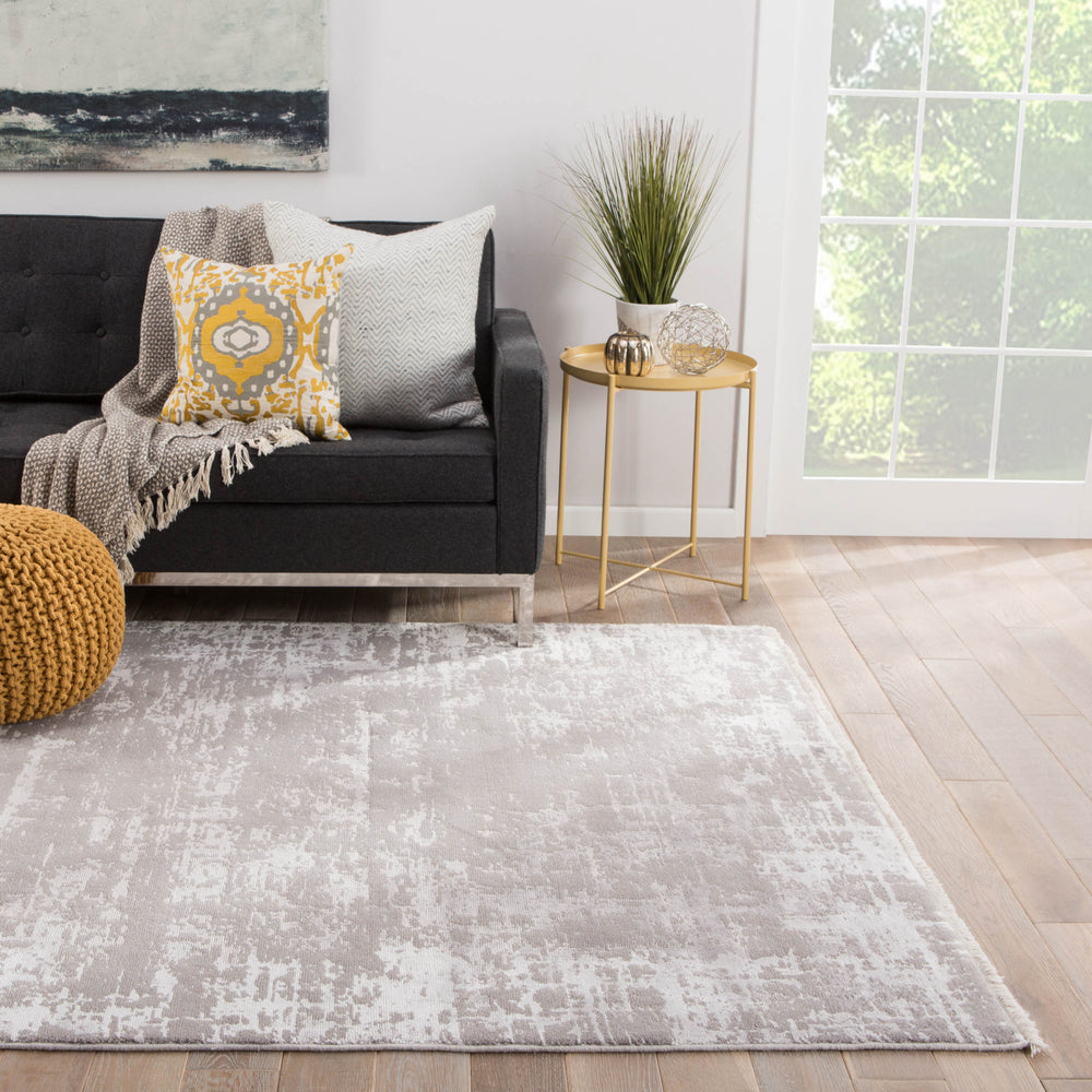 Jaipur Living Denisli Pelle DEN03 Gray Area Rug Lifestyle Image Feature