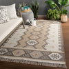 Jaipur Living Desert Emmett DES06 Gray/Taupe Area Rug Lifestyle Image Feature