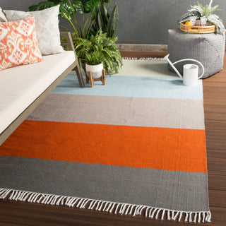 Jaipur Living Desert Swane DES16 Orange/Blue Area Rug Lifestyle Image Feature