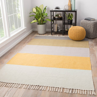 Jaipur Living Desert Swane DES17 Yellow/Tan Area Rug Lifestyle Image Feature