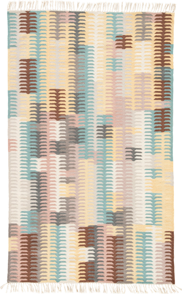 Jaipur Living Desert Carver DES20 Turquoise/Yellow Area Rug