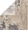 Jaipur Living Delmara Aegean DLM02 Gray/Beige Area Rug Folded Backing Image