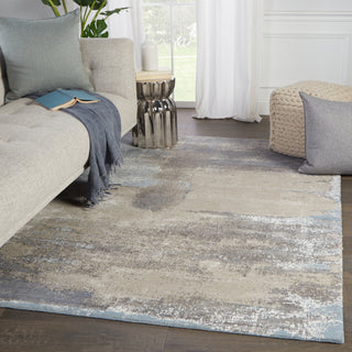 Jaipur Living Delmara Ionian DLM03 Gray/Blue Area Rug Lifestyle Image Feature