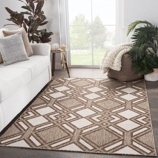 Jaipur Living Decora Samba DNC16 Brown/Ivory Area Rug by Nikki Chu Lifestyle Image Feature