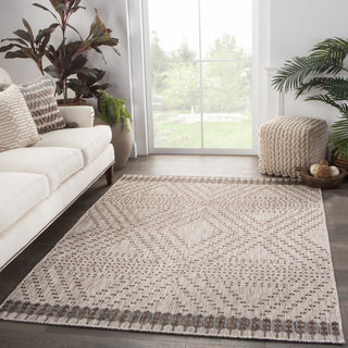 Jaipur Living Decora Tirana DNC17 Gray/Brown Area Rug by Nikki Chu Lifestyle Image Feature