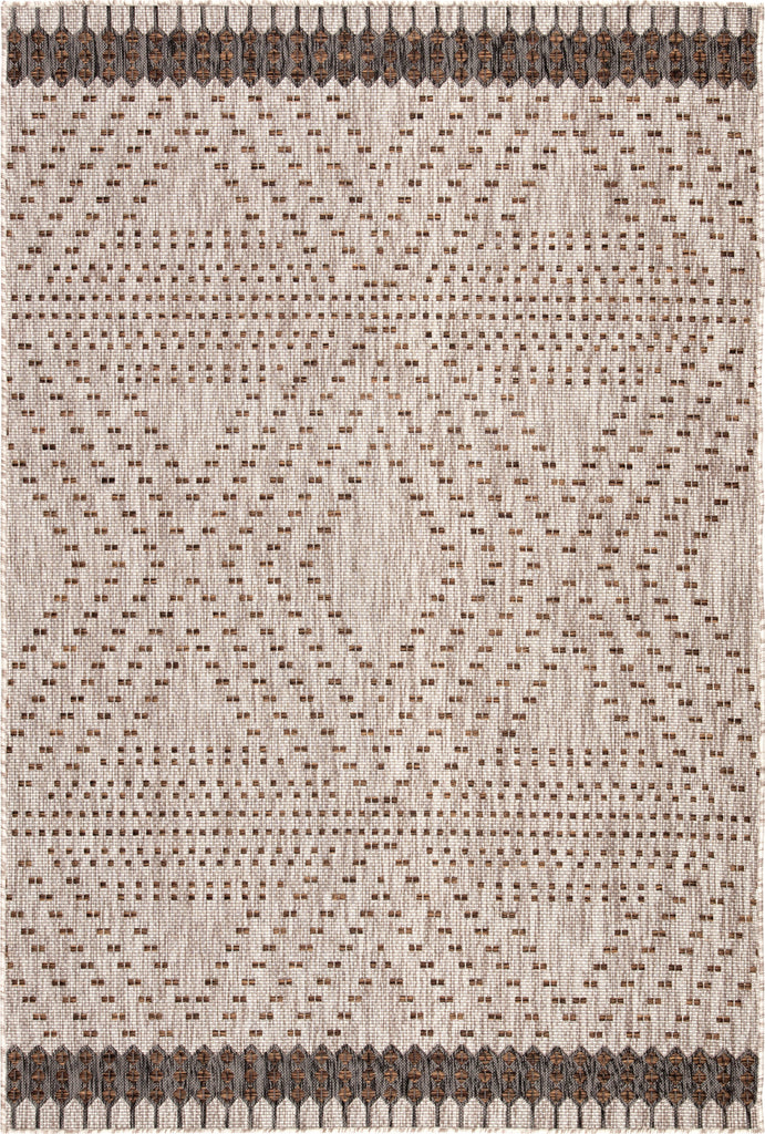 Jaipur Living Decora Tirana DNC17 Gray/Brown Area Rug by Nikki Chu Main Image