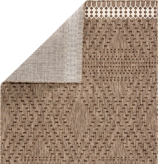 Jaipur Living Decora by Tirana DNC18 Gray/Brown Area Rug Nikki Chu Folded Backing Image