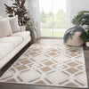 Jaipur Living Decora Samba DNC19 Brown/Light Blue Area Rug by Nikki Chu Lifestyle Image Feature