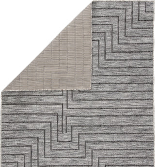 Jaipur Living Decora Xantho DNC22 Gray Area Rug by Nikki Chu Folded Backing Image