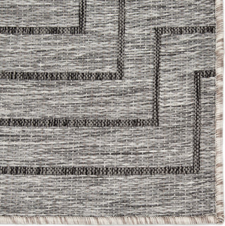 Jaipur Living Decora Xantho DNC22 Gray Area Rug by Nikki Chu Corner Close Up Image