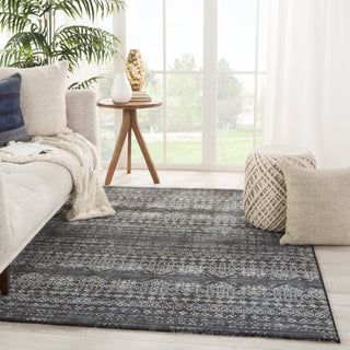 Jaipur Living Dash Ardor DSH19 Dark Blue/Gray Area Rug Lifestyle Image Feature