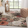 Jaipur Living Dash Beatrix DSH22 Blush/Dark Brown Area Rug Lifestyle Image Feature