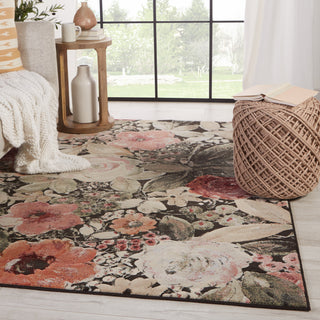 Jaipur Living Dash Beatrix DSH22 Blush/Dark Brown Area Rug Lifestyle Image Feature