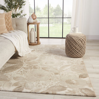 Jaipur Living Dash Beatrix DSH24 Light Gray/Cream Area Rug Lifestyle Image Feature