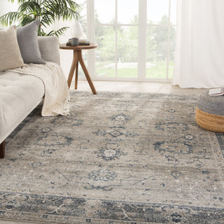 Jaipur Living Dulce Ambre DUL03 Light Gray/Blue Area Rug Lifestyle Image Feature