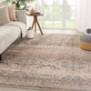Jaipur Living Dulce Lorraine DUL06 Blush/Light Gray Area Rug Lifestyle Image Feature