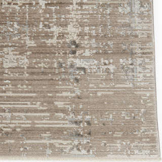 Jaipur Living En Blanc Ginevra EBC04 Gray/Ivory Area Rug by Vibe Corner Close Up Image