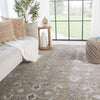 Jaipur Living En Blanc Fionn EBC07 Gray/Taupe Area Rug by Vibe Lifestyle Image Feature