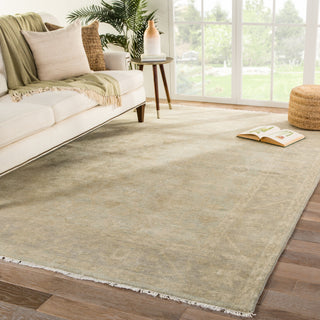 Jaipur Living Eloquent Verity ELQ01 Gray/Cream Area Rug Lifestyle Image Feature