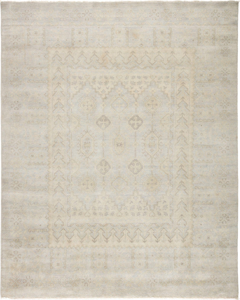 Jaipur Living Eloquent Chival ELQ02 Light Gray/Beige Area Rug - Top Down