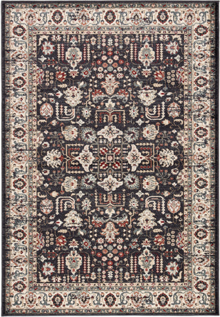 Jaipur Living Elysian Sylva ELY01 Dark Gray/Red Area Rug