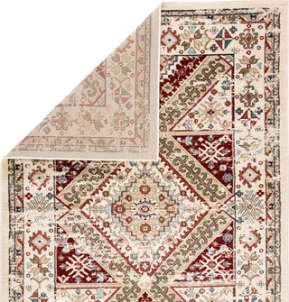 Jaipur Living Elysian Gadot ELY02 Ivory/Red Area Rug