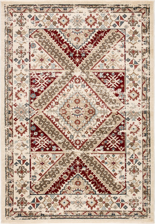 Jaipur Living Elysian Gadot ELY02 Ivory/Red Area Rug