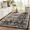 Jaipur Living Elysian Driscoll ELY08 Dark Gray/Beige Area Rug Lifestyle Image Feature