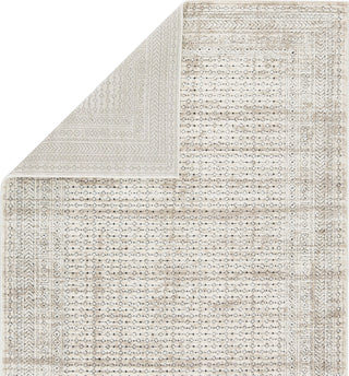 Jaipur Living Emrys Halona EMR01 Cream/Light Taupe Area Rug by Vibe Folded Backing Image