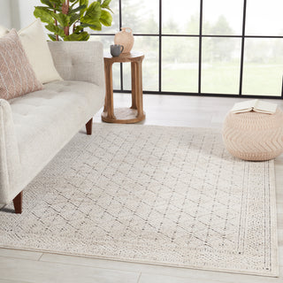 Jaipur Living Emrys Yadira EMR02 Cream/Black Area Rug by Vibe Lifestyle Image Feature